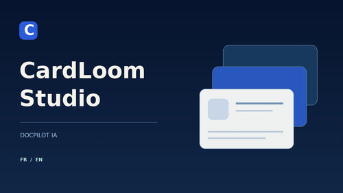 CardLoom Studio · DocPilot IA · FR / EN