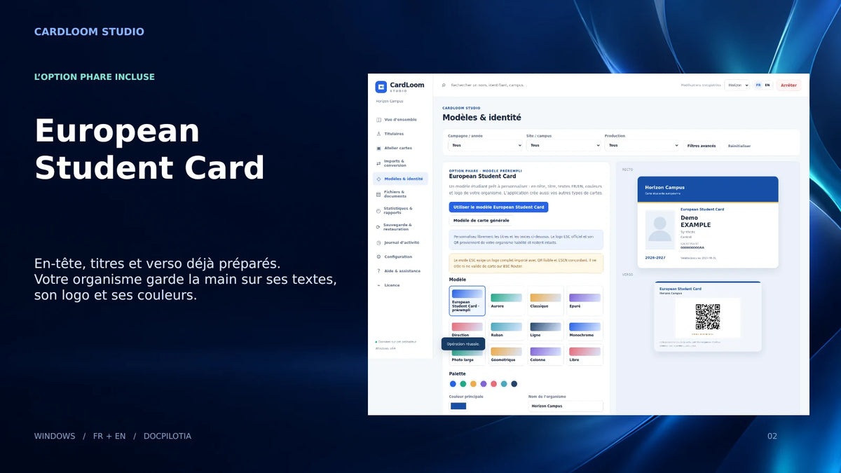 CardLoom Studio — fictional data