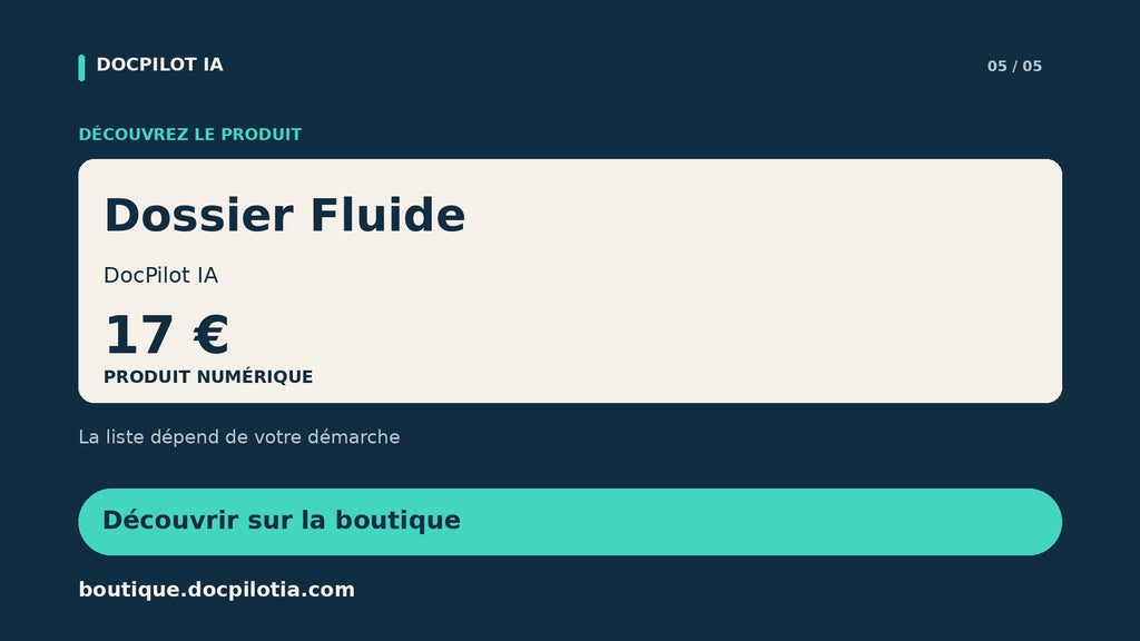 Dossier Fluide — Case & Document Tracking (French)